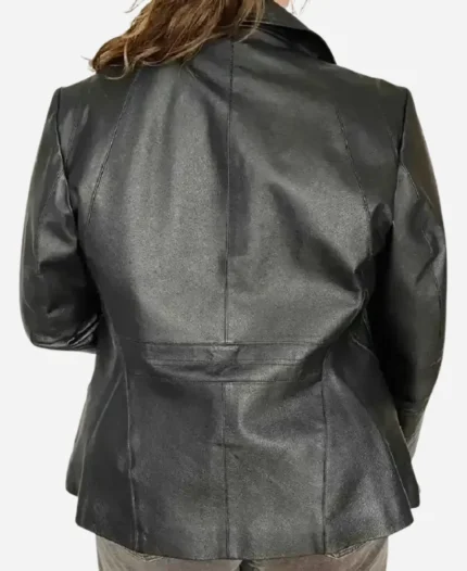 East 5th Black Leather Jacket