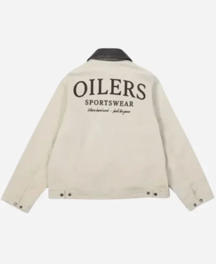 Edmonton Oilers 2025 Cream Utilitarian Jacket