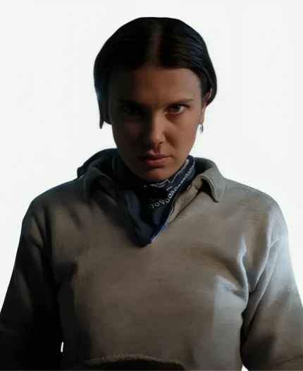 Eleven Stranger Things S05 Grey Sweatshirt
