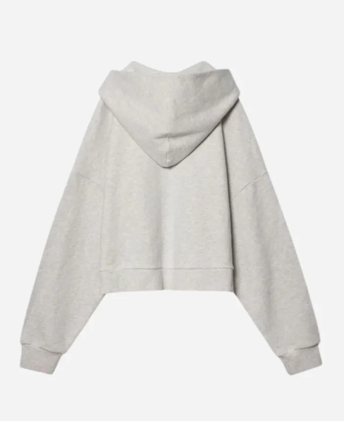 Elwood Strawberry Zip Grey Rectangle Hoodie