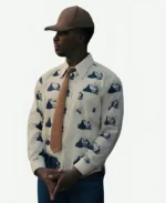 Emmanuel Kabongo TV-Series Hell Motel Season 01 Kawayan White Printed Shirt
