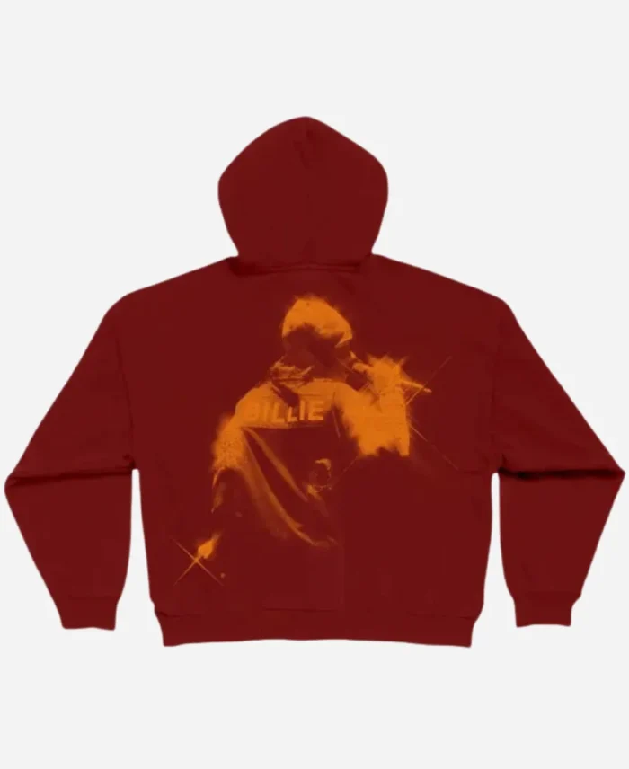 Encore Maroon Billie Eilish Hooded Jacket