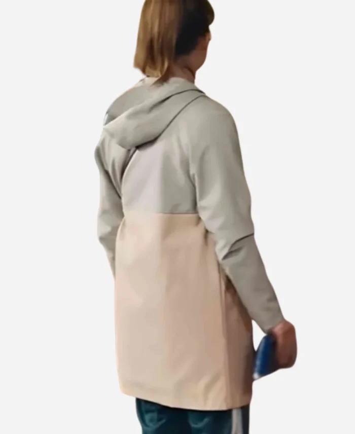 Eva van Gessel TV Series Football Parents 2025 Lilian Colorblock Hooded Coat