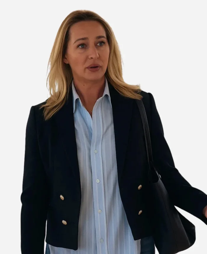 Evelyn Jones Strife S02 Black Cropped Blazer