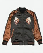 Evil Dead 2 Black & Brown Bomber Jacket