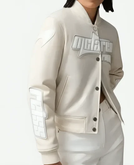 F1 Team Fury McLaren Off White Bomber Jacket