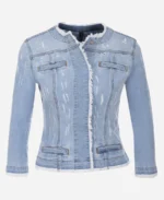 F1 The Academy Amna Al Qubaisi Embellished Denim Jacket