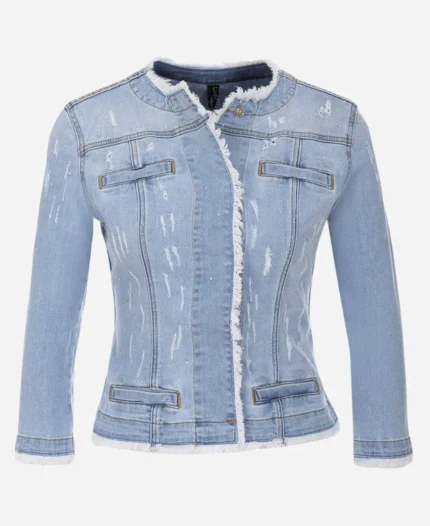 F1 The Academy Amna Al Qubaisi Embellished Denim Jacket
