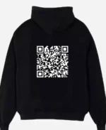 Fk You' QR Code Black Hoodie
