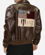 Flying Tigers A-2 Fighter Brown Leather Jacket