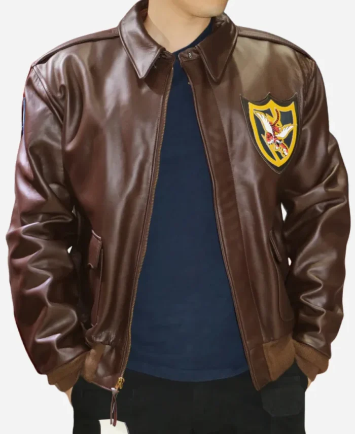 Flying Tigers A-2 Fighter Leather Jacket