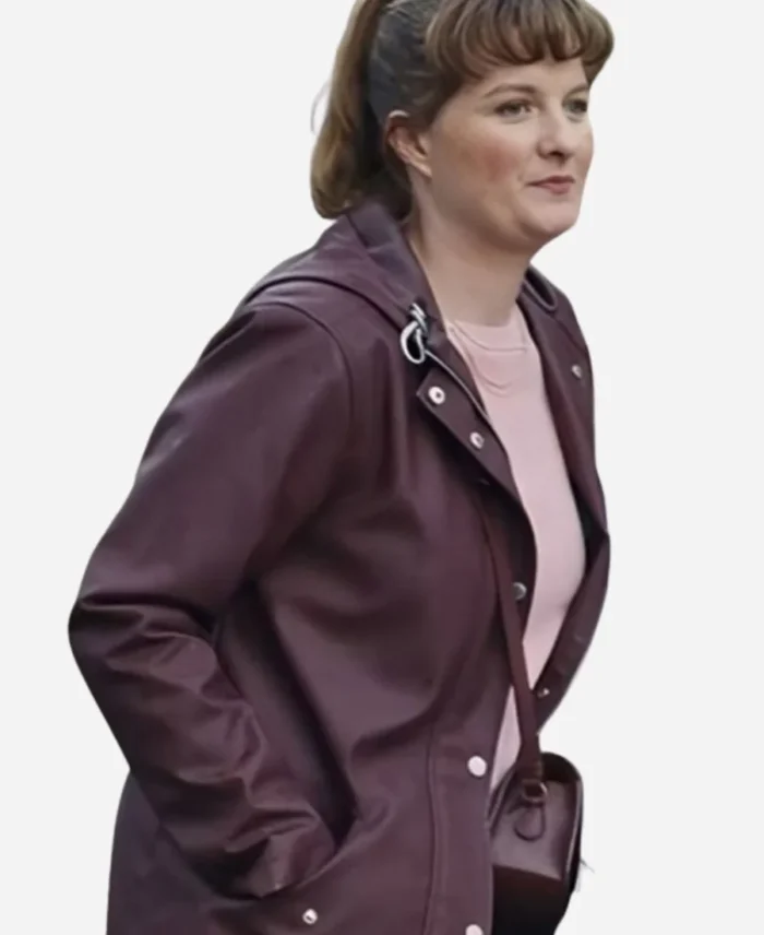 Football Parents Eva van Gessel Purple Raincoat