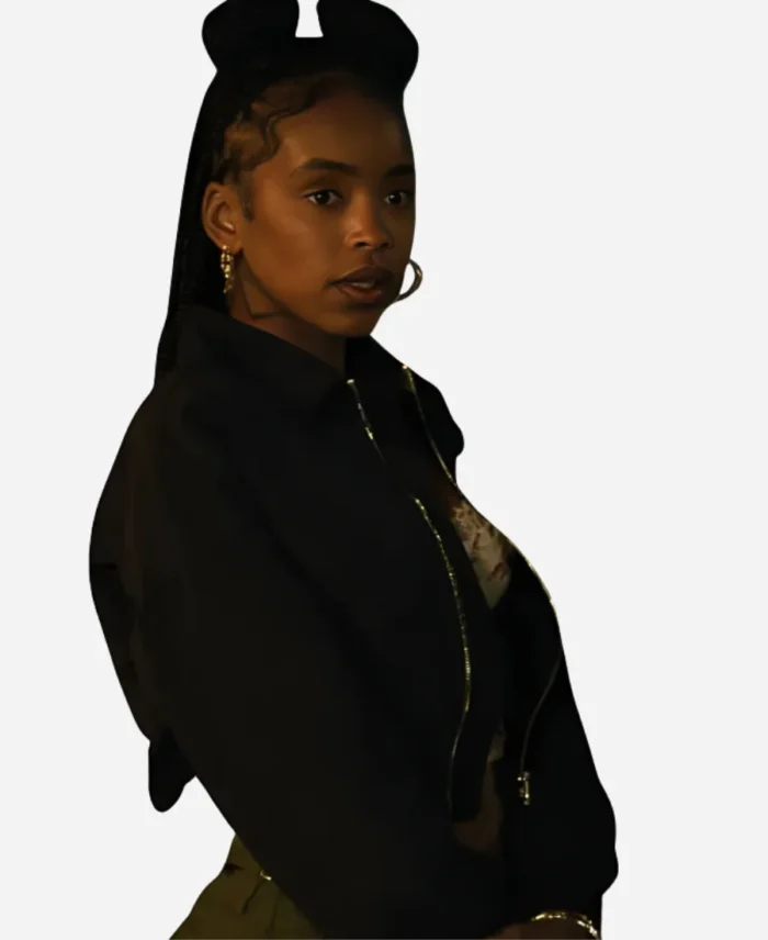Forever 2025 Lovie Simone Black Cropped Jacket