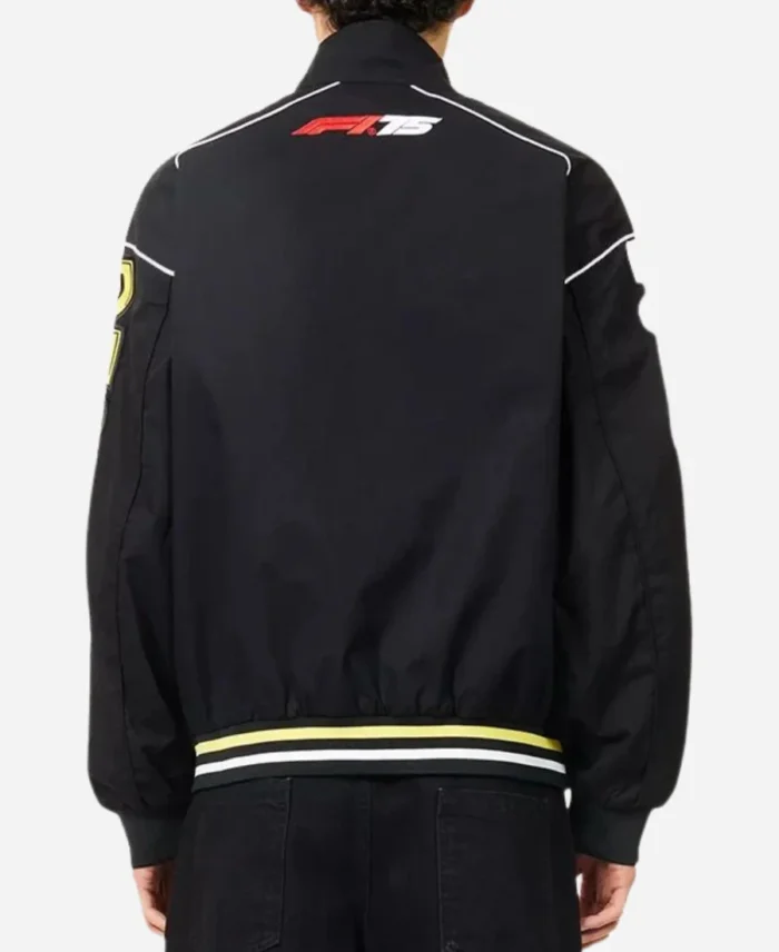 Formula-1-x-Peanuts-F175-Snoopy-Dog-Racing-Black-Bomber-Jacket