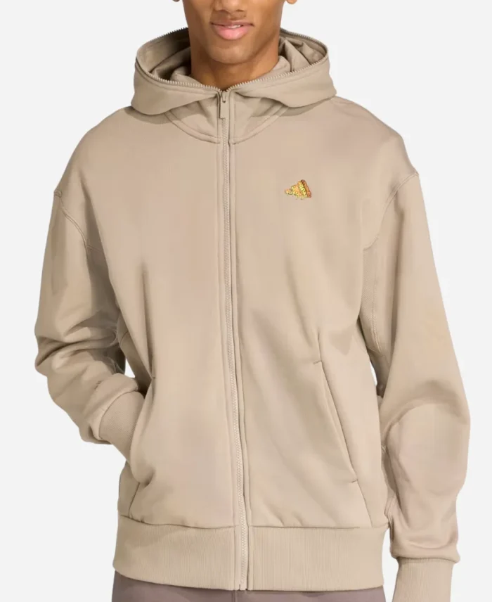 Fortnite x Adidas Zip Pullover Beige Hoodie