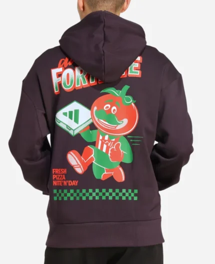 Fortnite x Adidas Zip Purple Hoodie