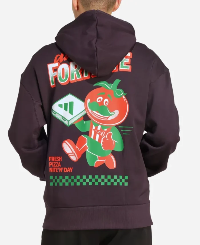 Fortnite x Adidas Zip Purple Hoodie