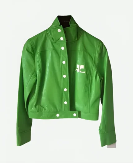 Fran Drescher The Nanny S5 Green Leather Jacket