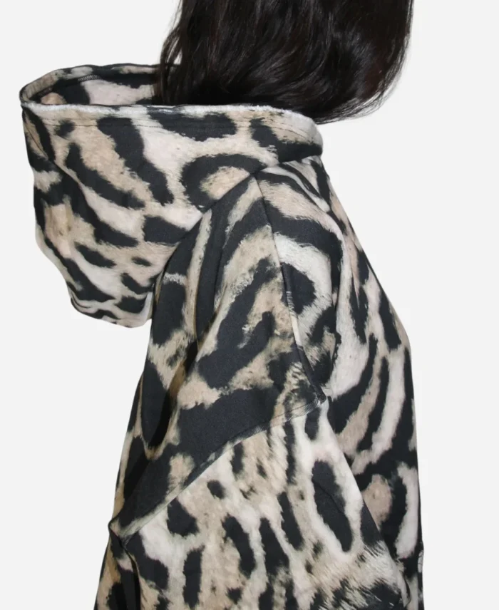 French Terry The Leopard Pullover Hoodie