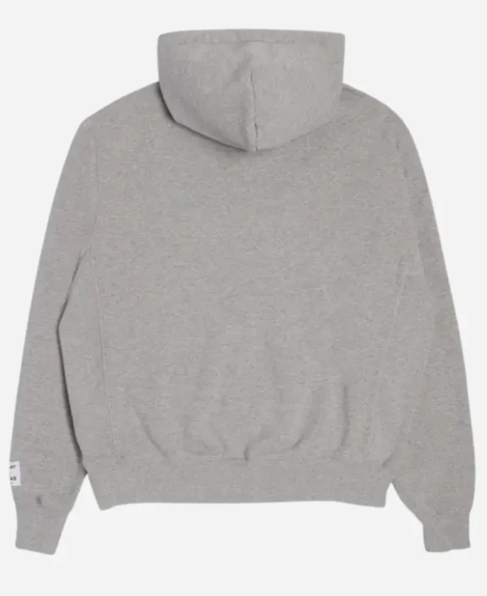 Gallery Dept Center Logo Grey Pullover Hoodie For Sale
