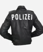 German Police Leather Jacket