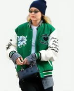 Gigi Hadid Carhartt Varsity Jacket
