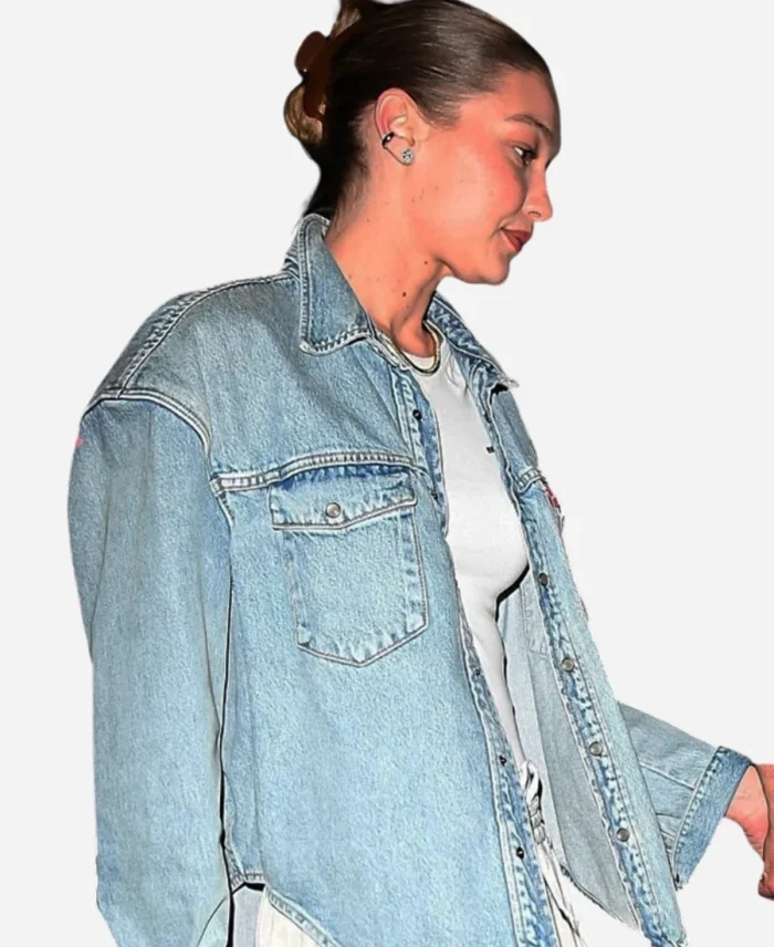 Gigi-Hadid-NYC-Steakhouse-2025-Blue-Denim-Jacket