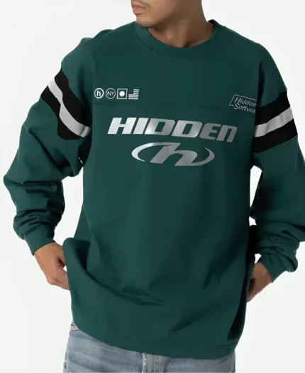 Green Hidden NY Inset Jersey