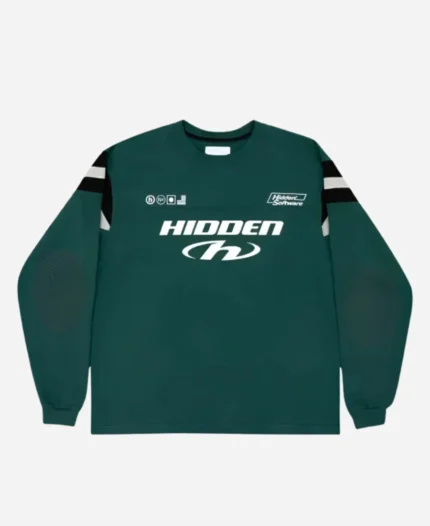 Green Hidden NY Inset Pullover Jersey