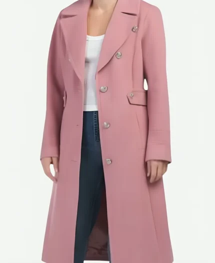 Grosse Pointe Garden Society S01 Aja Naomi King Pink Coat
