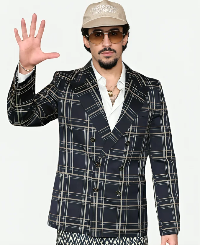 Happy Gilmore 2 Premiere Bad Bunny Blazer Happy Gilmore 2 Premiere Bad Bunny Blazer