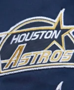Houston Astros MLB Vintage Blue Bomber Jacket