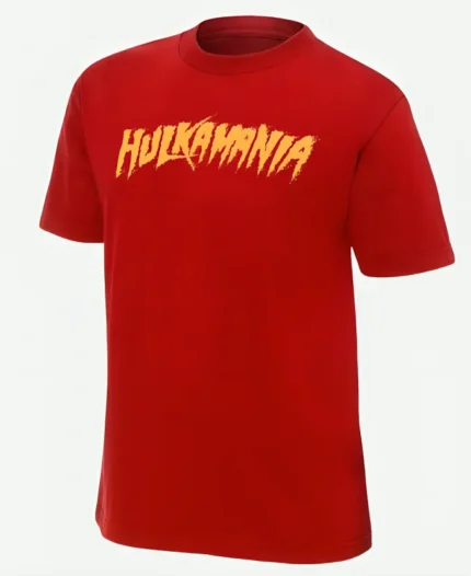 Hulk Hogan Hulkamania Red And Yellow T-Shirt For Sale