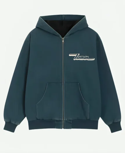 Iceman Drake Blue Hooded Jacket