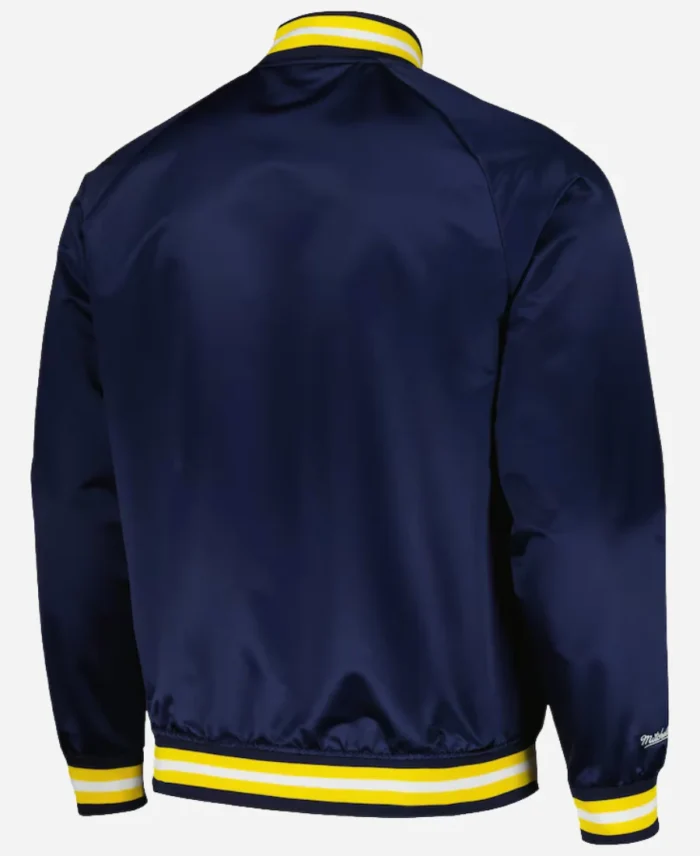 Indiana Pacers NBA 2025 Blue Varsity Bomber Jacket