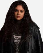 Indy Lewis The Game 2025 Black Leather Jacket