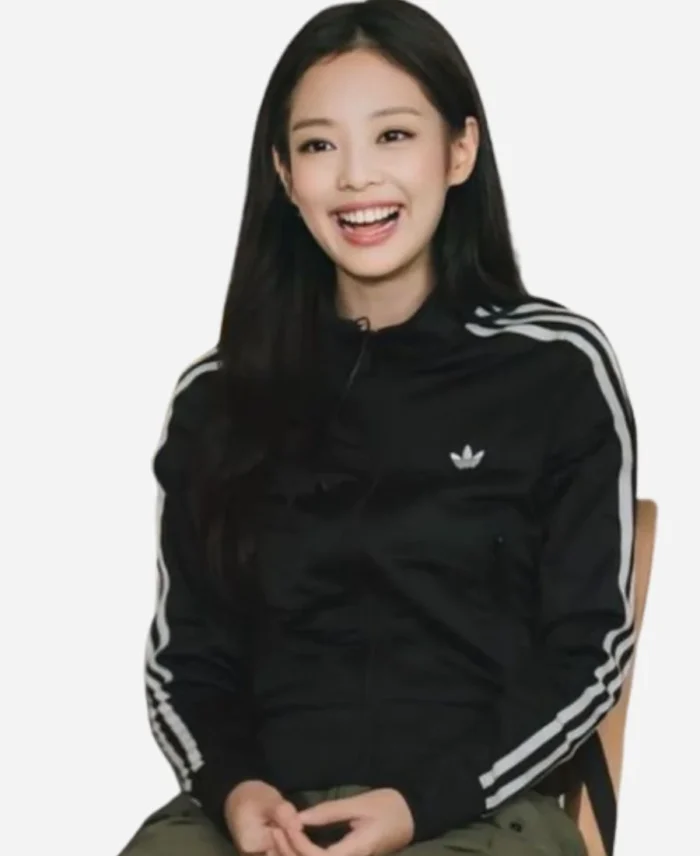 Jennie Adidas Black Track Jacket