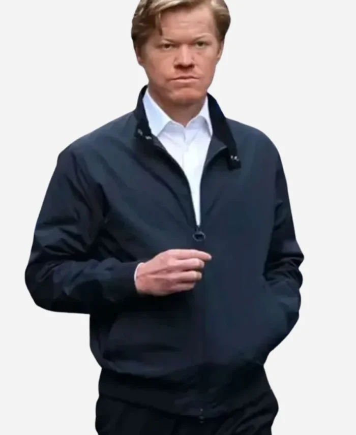 Jesse-Plemons-Zero-Day-2025-Roger-Carlson-Blue-Bomber-Jacket