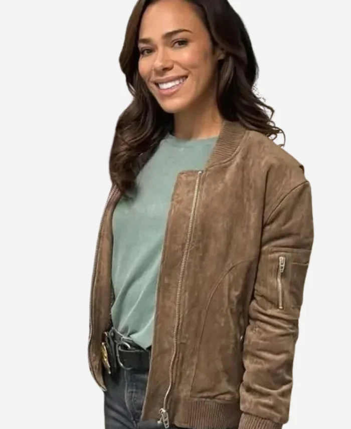 Jessica-Camacho-Countdown-2025-Brown-Bomber-Jacket