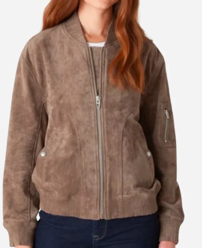 Jessica-Camacho-TV-Series-Countdown-2025-Amber-Oliveras-Brown-Bomber-Jacket