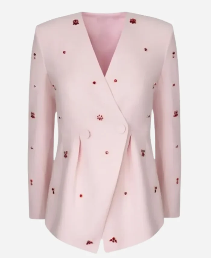Jill Martin The Today Show 2025 Pink Embellished Jacket