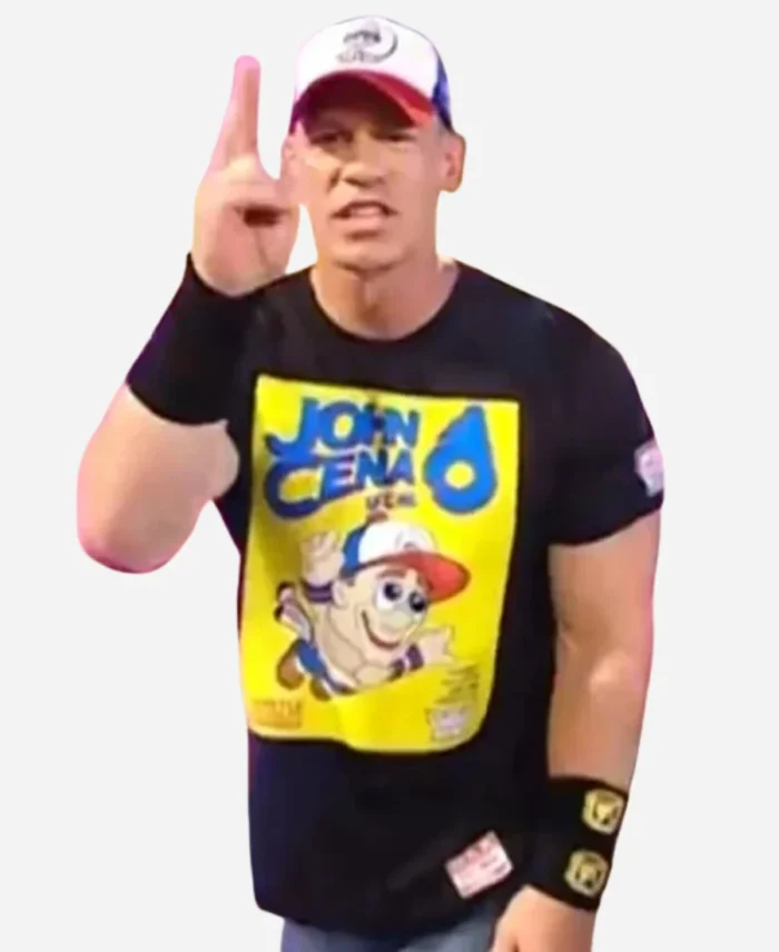 John Cena Super Mario Black Shirt For Sale