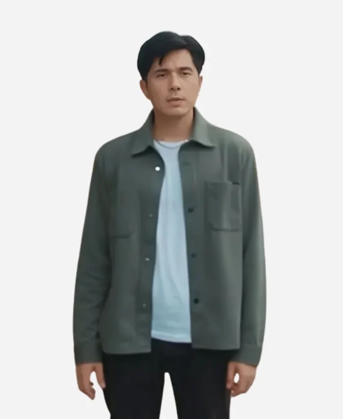 Jolo Movie My Love Will Make You Disappear 2025 Paulo Avelino Grey Wool Jacket