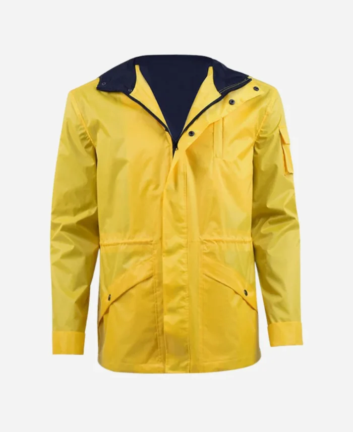 Jonas-Kahnwald-Dark-Louis-Hofmann-Yellow-Hooded-Long-Jacket