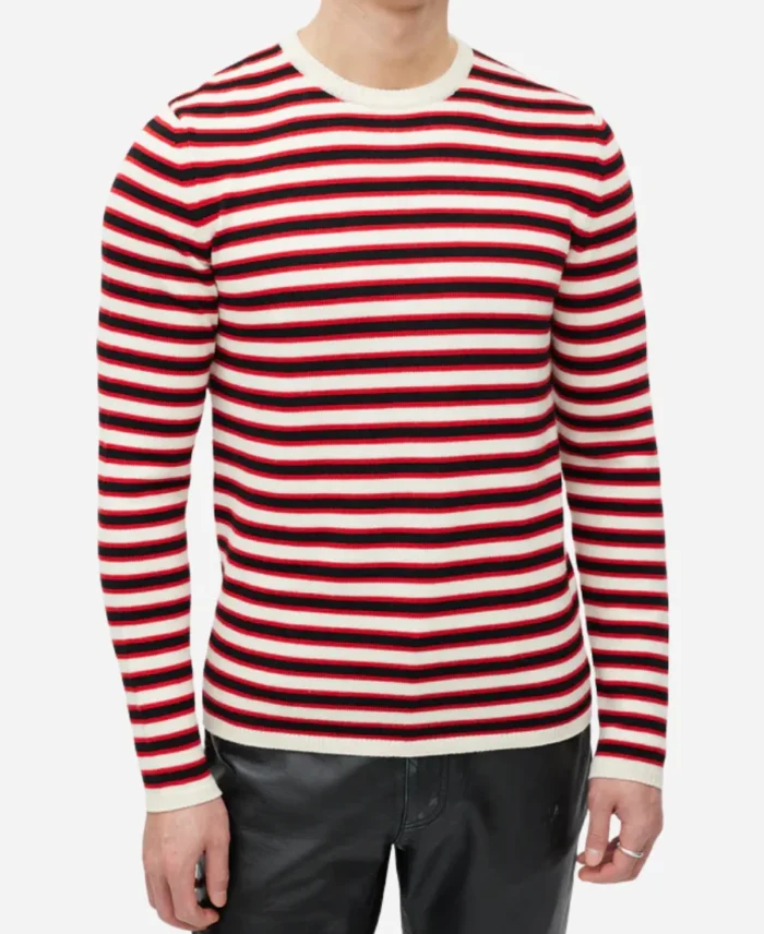 Joseph Zada We Were Liars Red & Black Striped Shirt