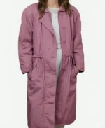 June Squibb Eleanor the Great 2025 Pink Trench Coat