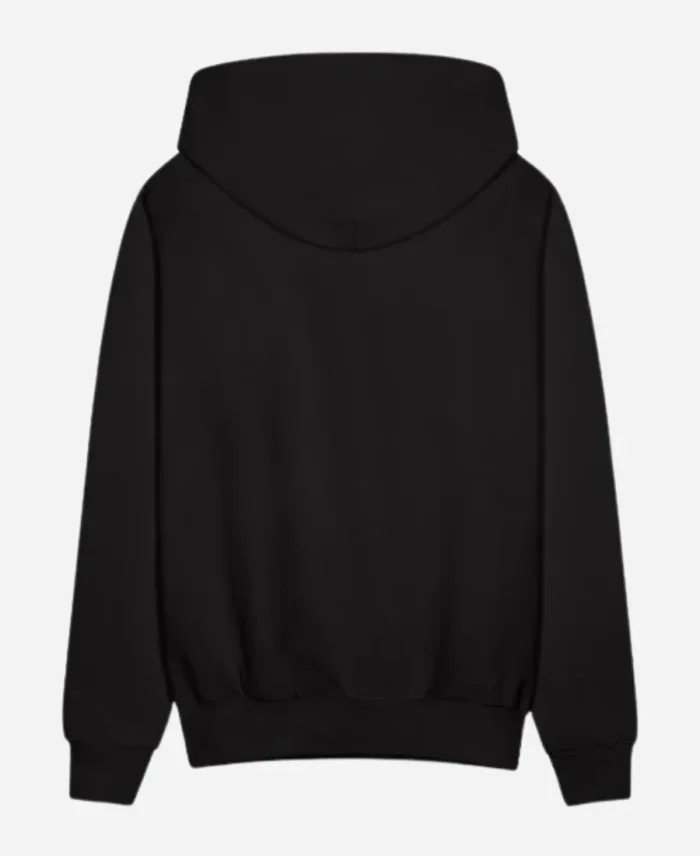 Keep One Rolled Pullover Black Hoodie