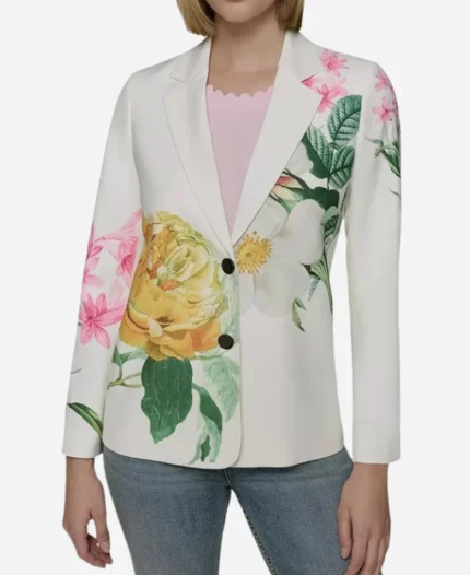 Kelly Lang Bold And The Beautiful Floral Blazer