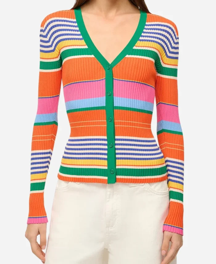 Kirsten Vangsness Criminal Minds Evolution S18 Ribbed Cardigan