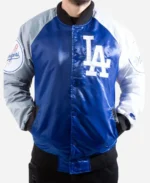 LA Dodgers Tri-Color Satin Jacket